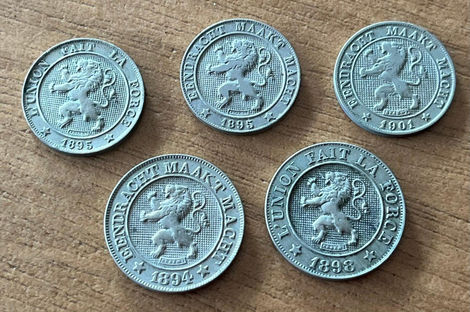 53 munten België periode Leopold II 1865-1909, Ophalen of Verzenden
