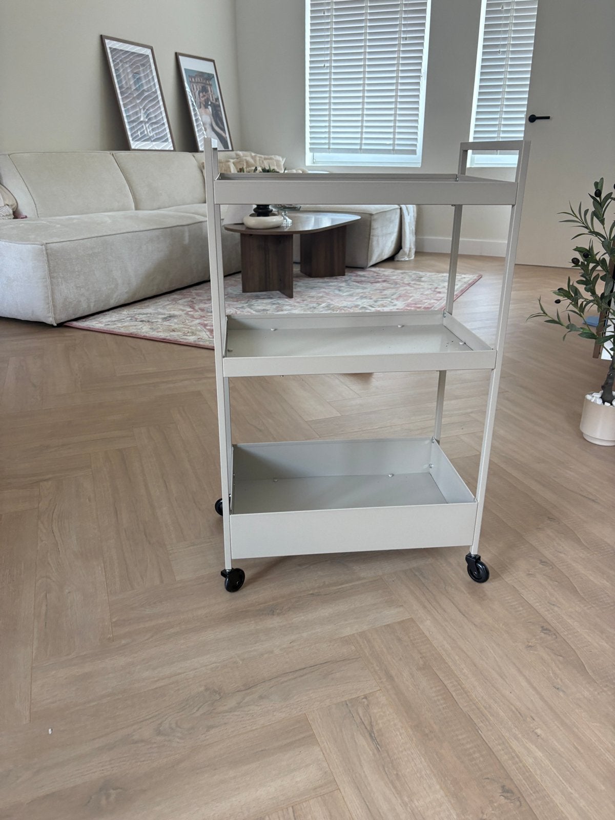 Trolley / roltafel IKEA, Ophalen, Nieuw, 25 tot 50 cm, Rechthoekig