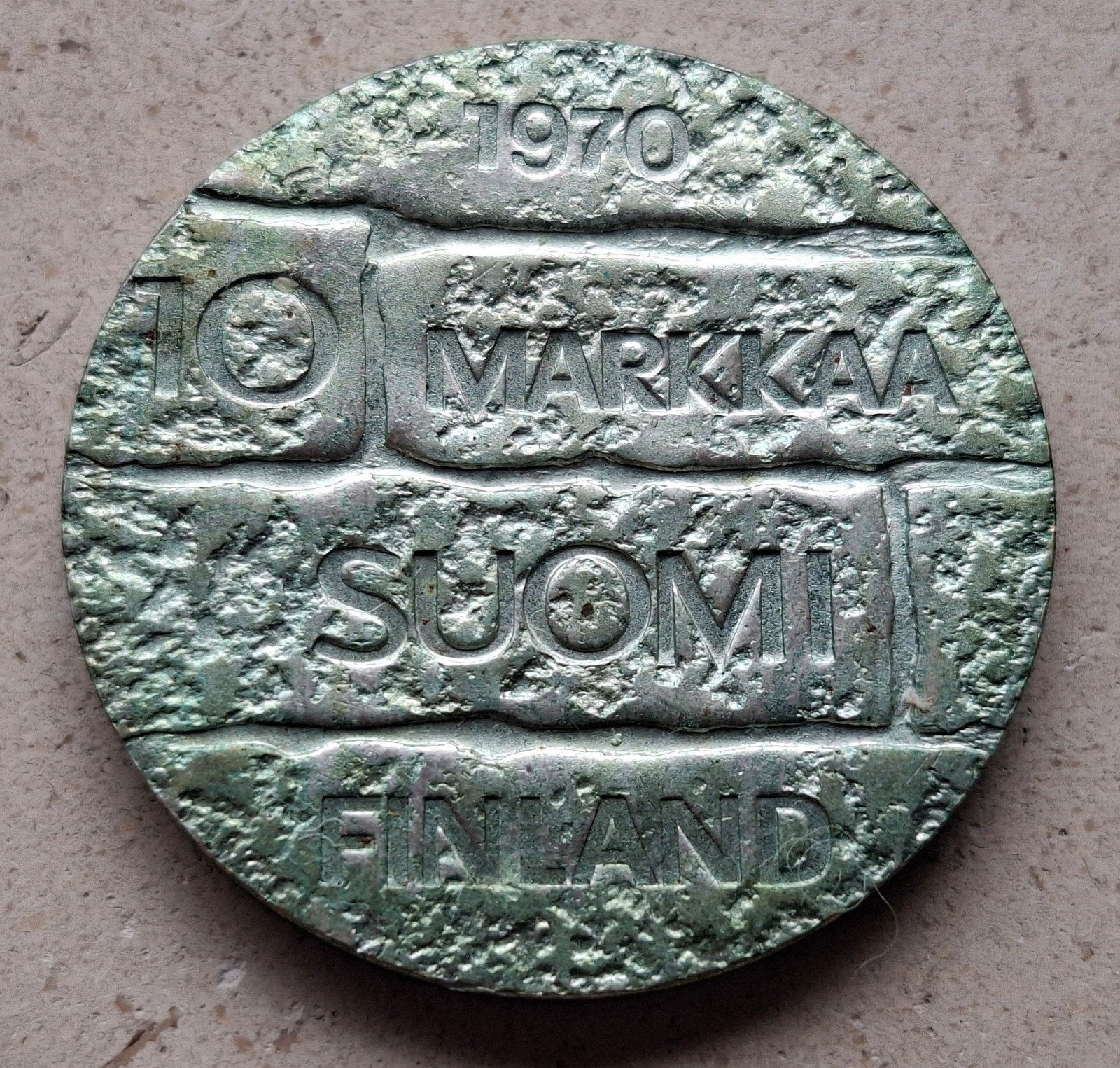 10 markaa 1970, Zilver, Finland, Losse munt, Overige waardes