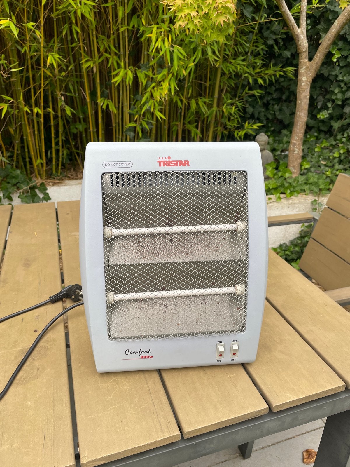 Tristar Comfort Halogeen Heater 800W - elektrisch kacheltje, Ophalen of Verzenden, Gebruikt