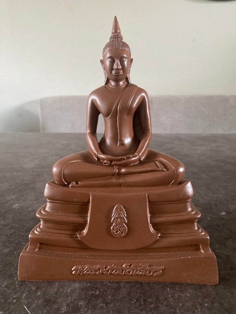 Buddha Luang Phor Sothon tempel beeld – Thailand – 23 cm, Ophalen of Verzenden, Zo goed als nieuw, Nvt, Nvt