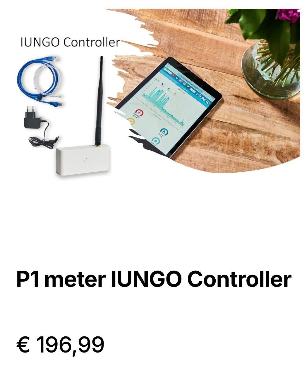 IUNGO pro Controller P1 meter voor energieverbruik, Ophalen of Verzenden, Gebruikt