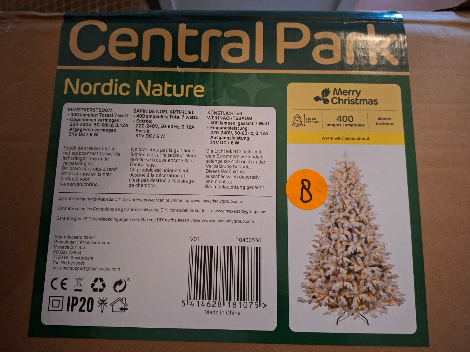 Kunstkerstboom, Diversen, Ophalen, Zo goed als nieuw