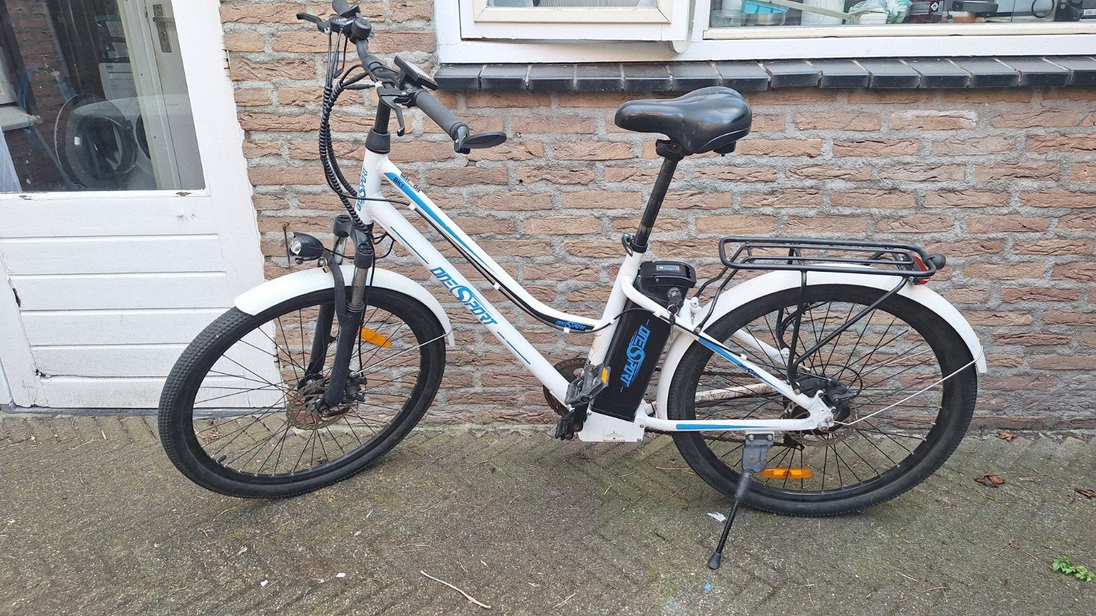 Electric bike OneSport BK1 (NEW battery), Gebruikt, Versnellingen, Schijfrem, Ophalen