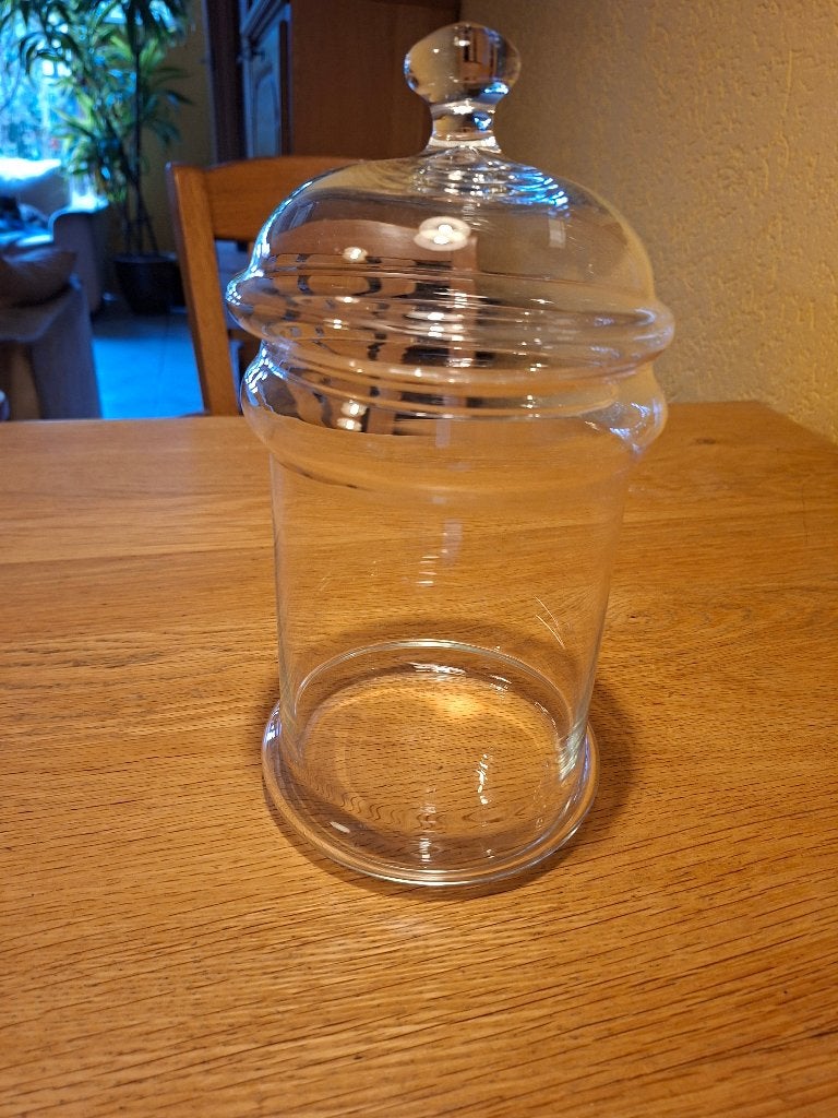 glazen voorraadpot met deksel, Huis en Inrichting, Ophalen of Verzenden
