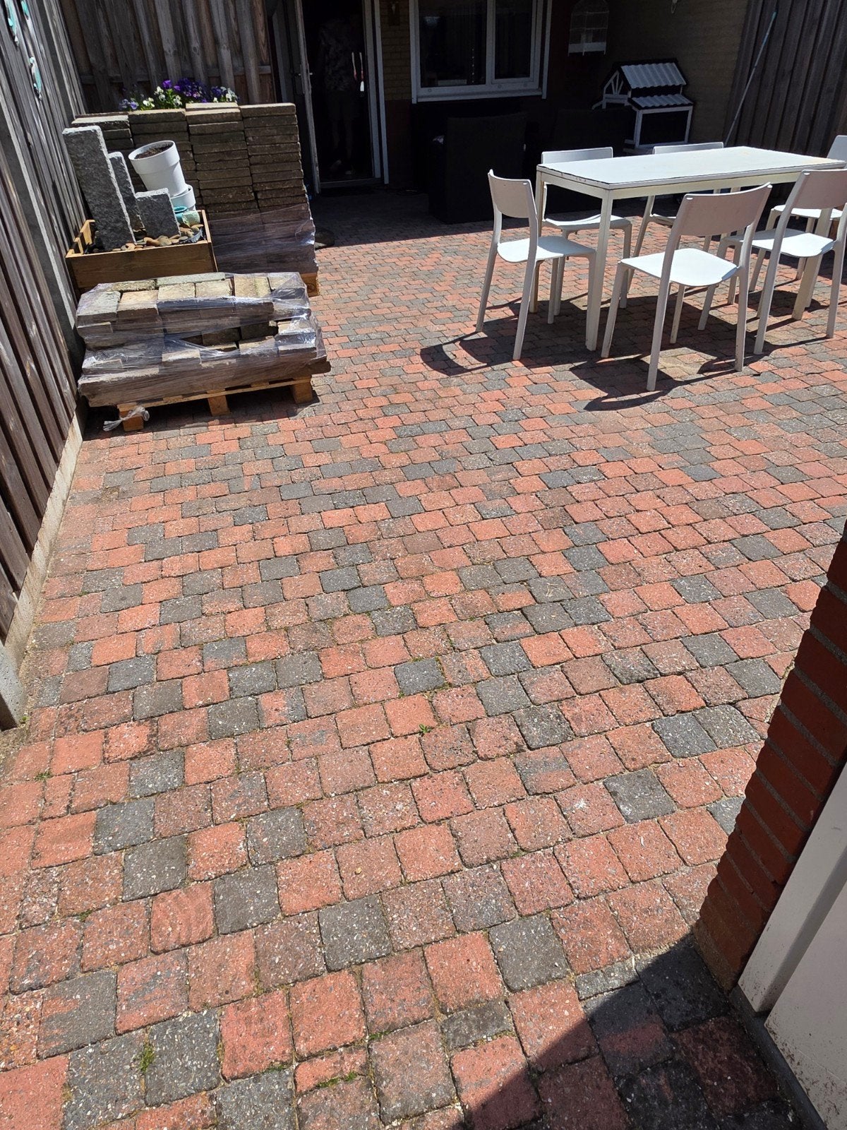Bestrating: Gebruikte Klinkers voor Terras of Oprit, Ophalen, Gebruikt, Klinkers, 10 m² of meer