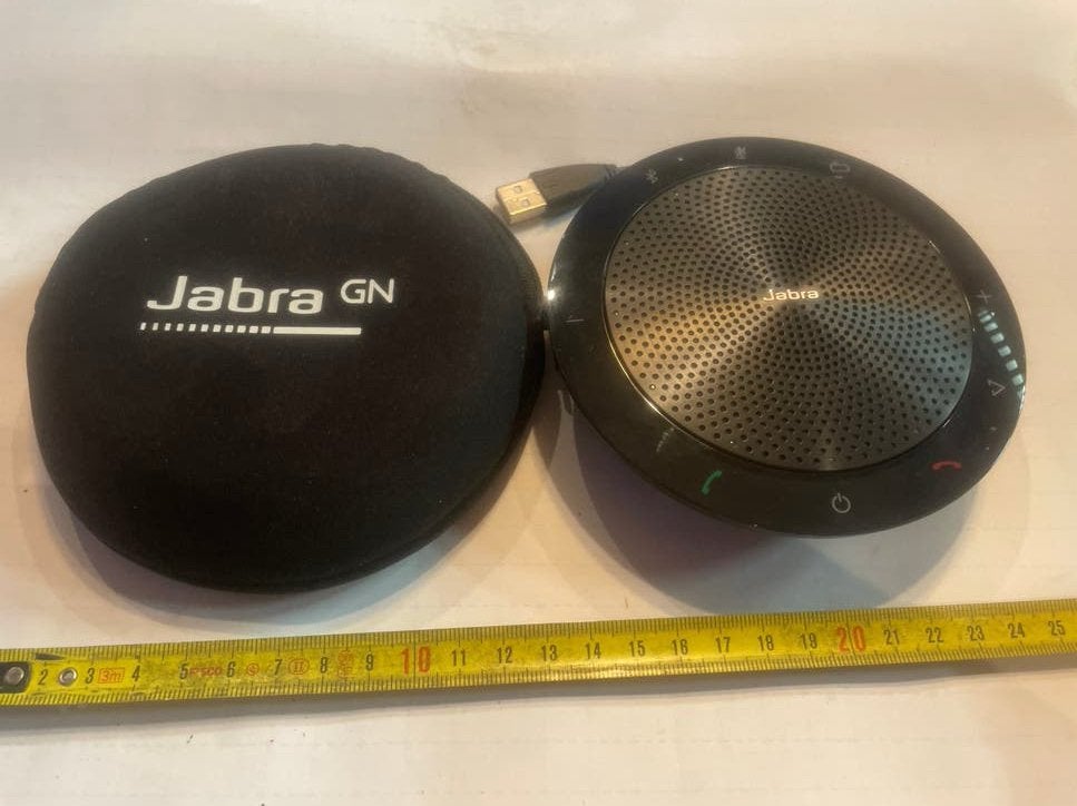 Jabra Speak 510 MS Draagbare Speakerphone met USB en Bluetoo, Audio, Tv en Foto, Luidsprekers, Zo goed als nieuw, Draagbare speaker