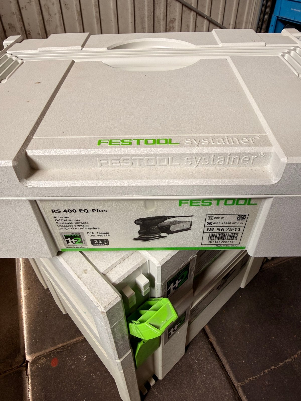 Festool RS 400 EQ-Plus vlakschuurmachine, Ophalen of Verzenden, Zo goed als nieuw