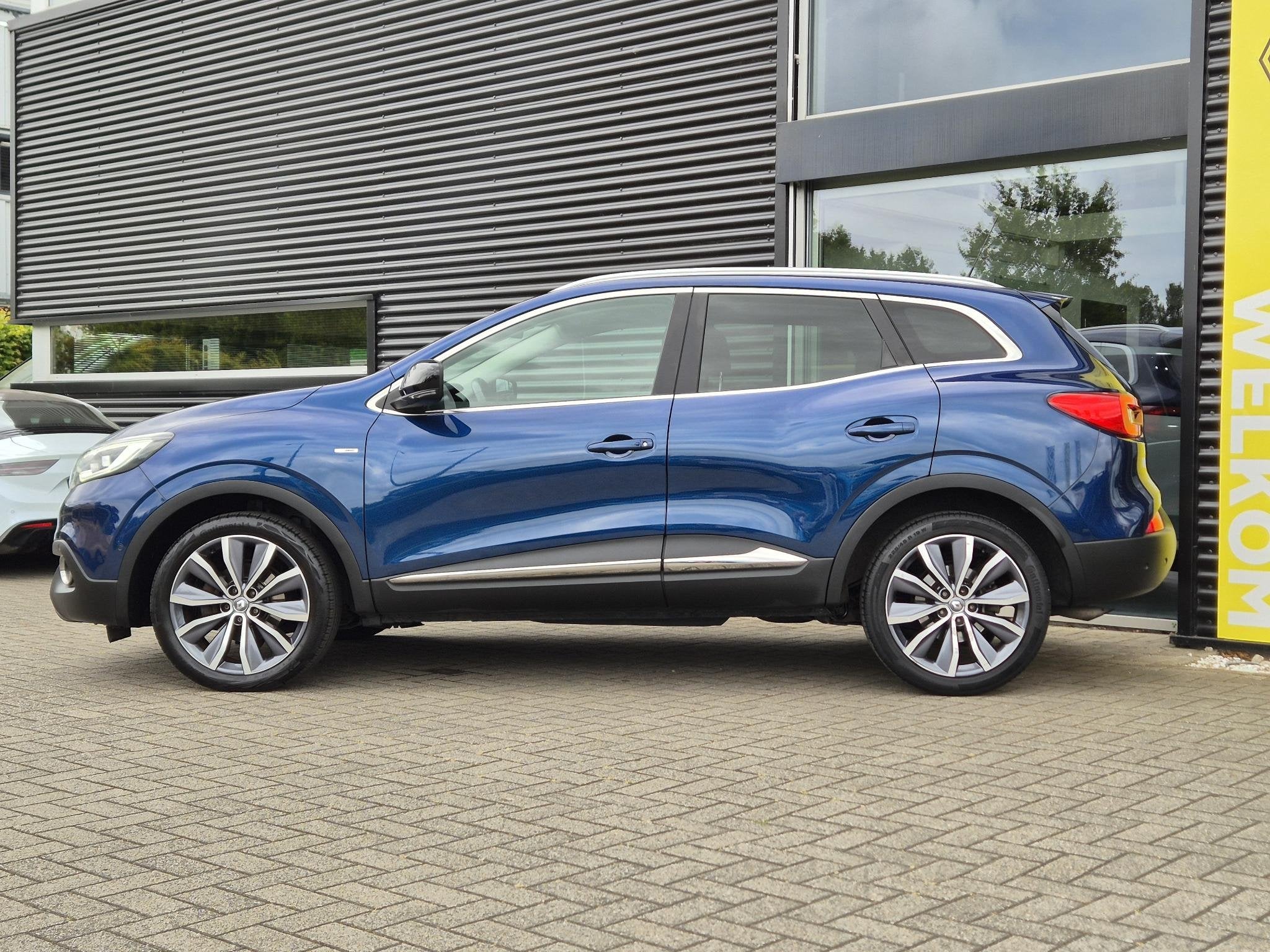 Renault Kadjar TCe 130 Bose Camera + P-sensoren, Dode hoek b, Auto's, Voorwielaandrijving, Gebruikt, 4 cilinders, Blauw