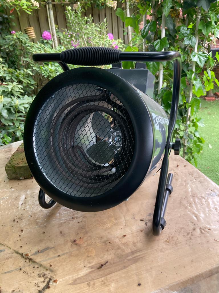 Kemper 3kW Elektrische Kachel - Zo goed als nieuw, Ophalen, 30 tot 80 cm, Kachel, Minder dan 60 cm