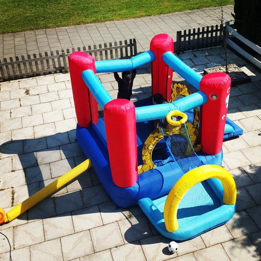 Happy Hop Bubble 4 in 1 Play Center springkussen, Kinderen en Baby's, Speelgoed | Buiten | Springkussens, Gebruikt, Ophalen