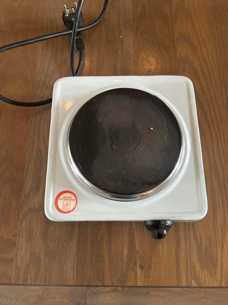 Tristar elektrische kookplaat - Compact en draagbaar, Gebruikt, 3 kookzones of minder, Ophalen of Verzenden, Vrijstaand