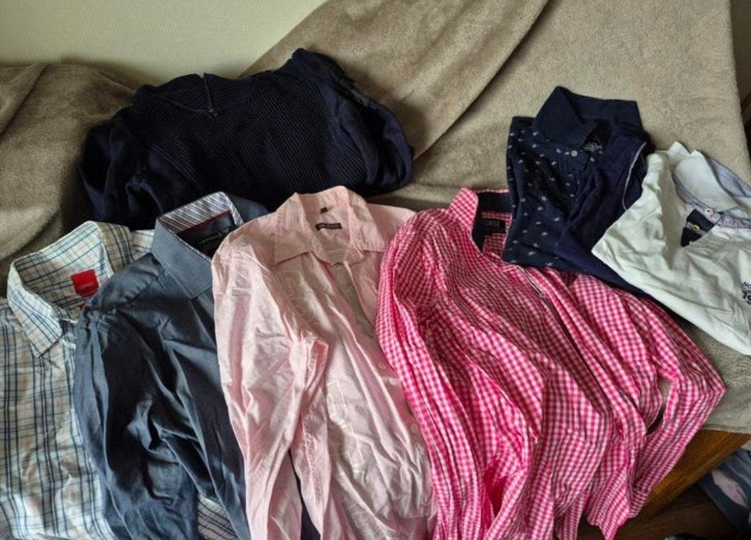 8 delig heren kleding pakket maat M., Ophalen of Verzenden, Zo goed als nieuw, Maat 48/50 (M)