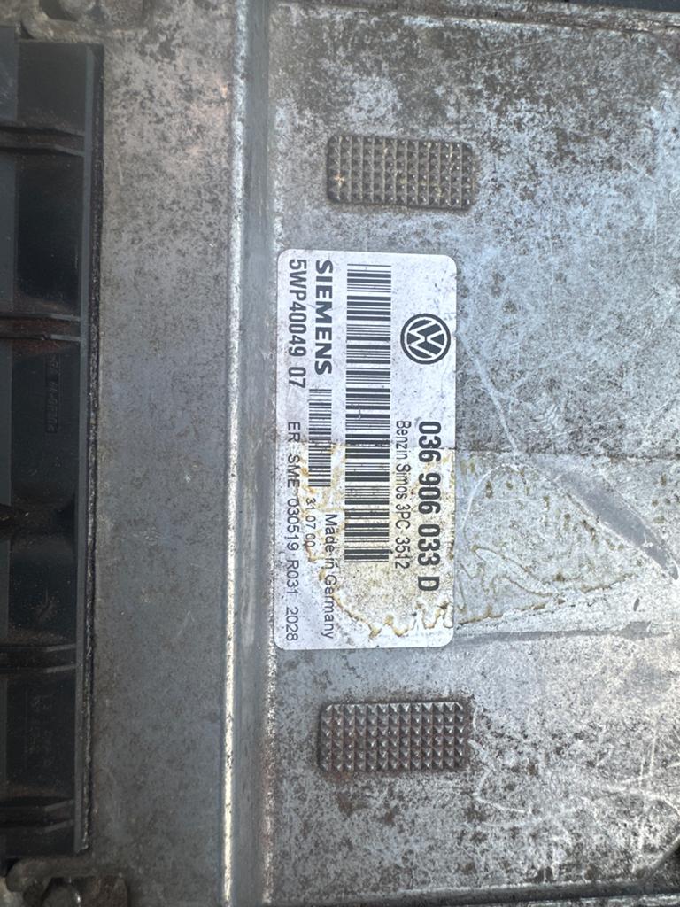 Siemens ECU Motorregelapparaat VW 036 906 033 D Polo 6n2 gti, Ophalen of Verzenden, Gebruikt, Volkswagen