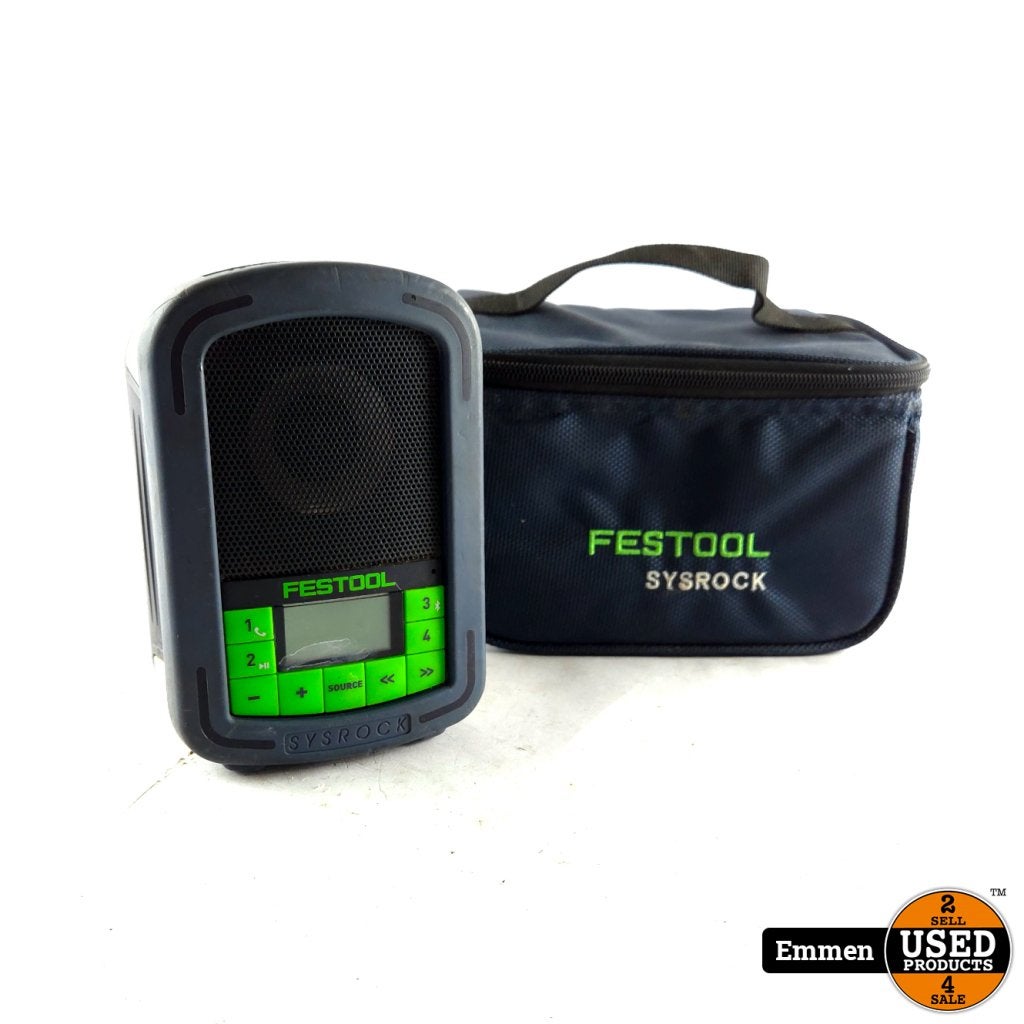 Festool BR10 SYSROCK FM Bouwradio, Bluetooth| In Nette Staat, Festool, Gebruikt, Support@festool.com, Festool GmbH, WertstraÃŸe 20, 
73240 Wendlingen
Germany