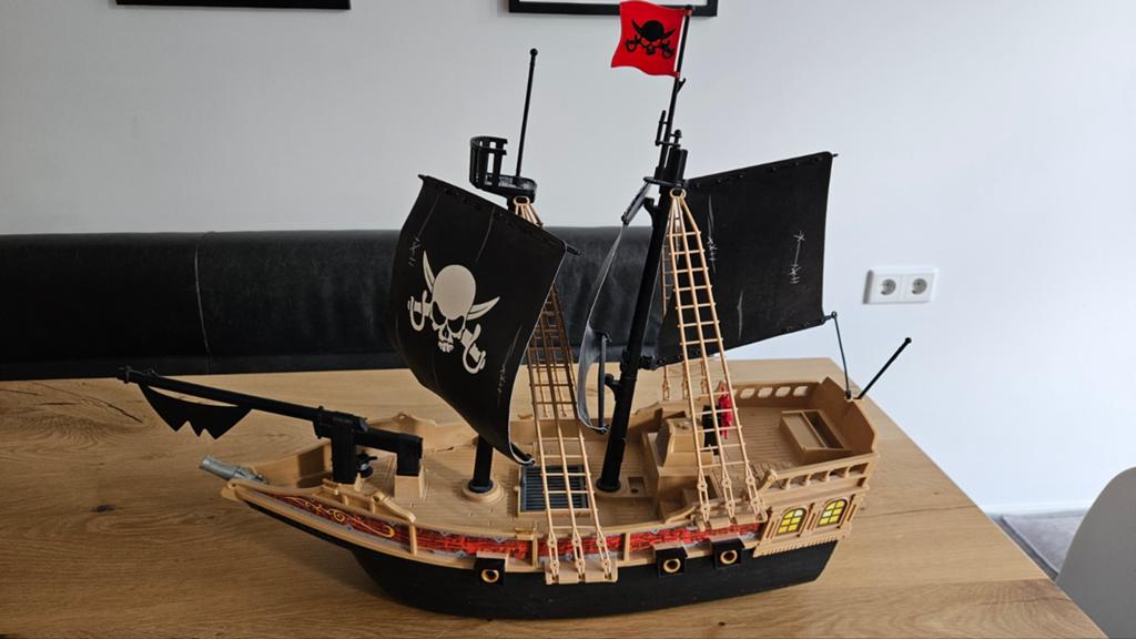 Playmobiel groot piratenschip, Kinderen en Baby's, Speelgoed | Playmobil, Ophalen, Gebruikt
