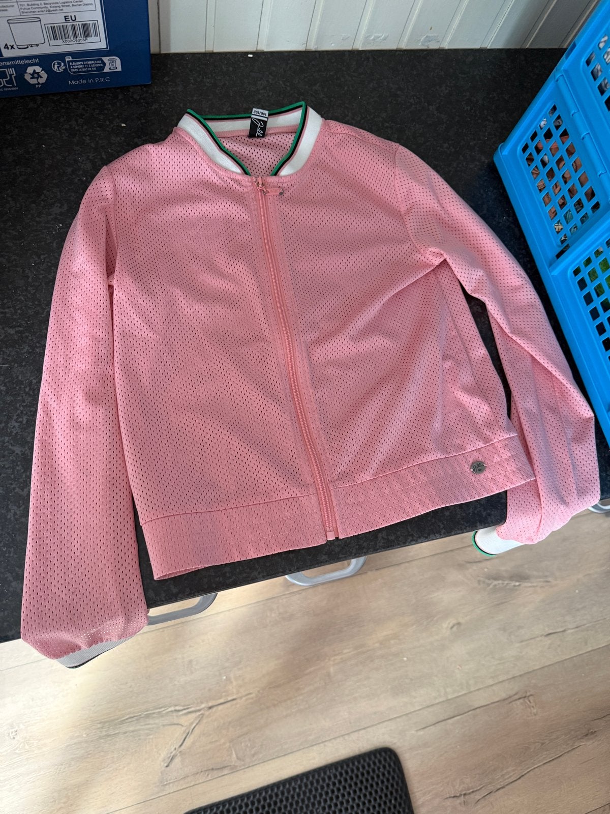 Roze Jille bomberjack maat 146/152 - Zo goed als nieuw, Ophalen of Verzenden, Zo goed als nieuw, Meisje, Jas