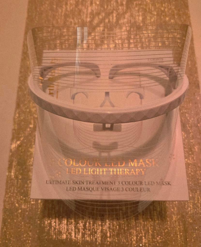 3 Kleuren LED Masker - Lichttherapie Gezichtsmasker, Sieraden, Tassen en Uiterlijk, Uiterlijk | Gezichtsverzorging, Ophalen of Verzenden