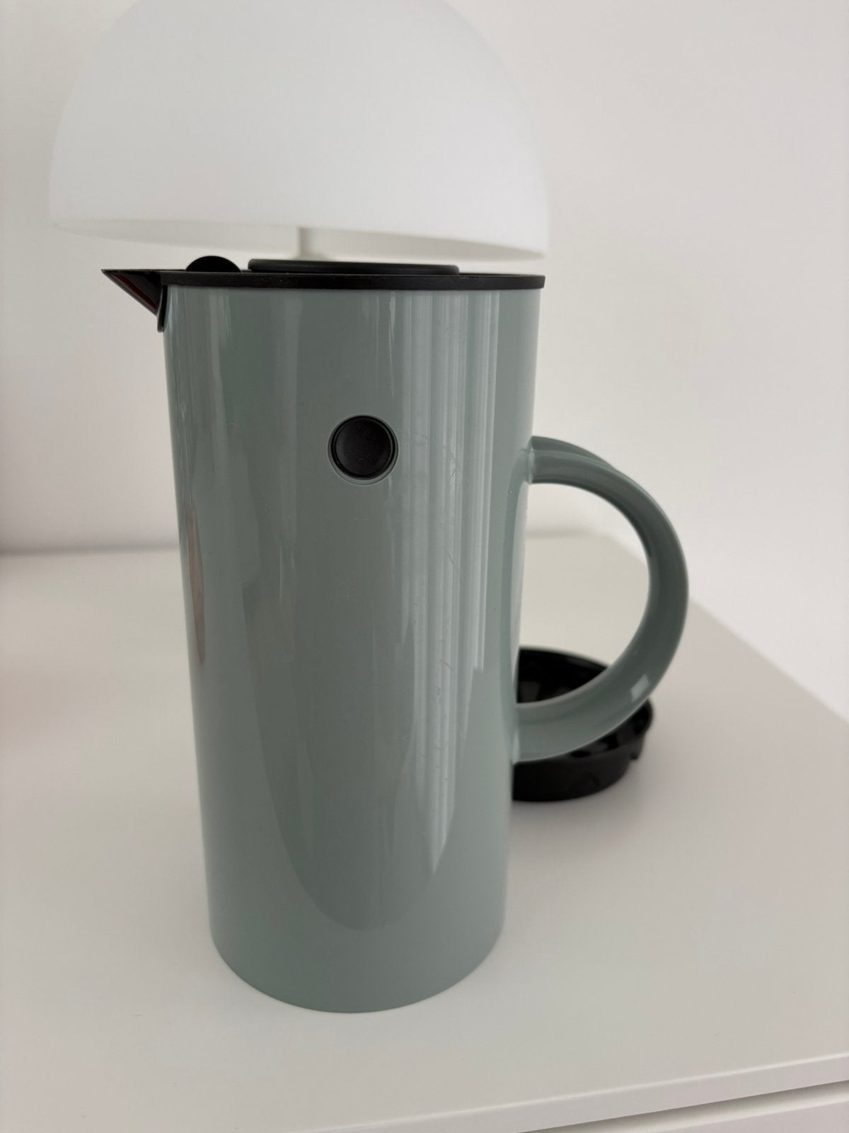 Stelton EM cafetière van 1 liter in de kleur dusty green, Ophalen of Verzenden, Zo goed als nieuw