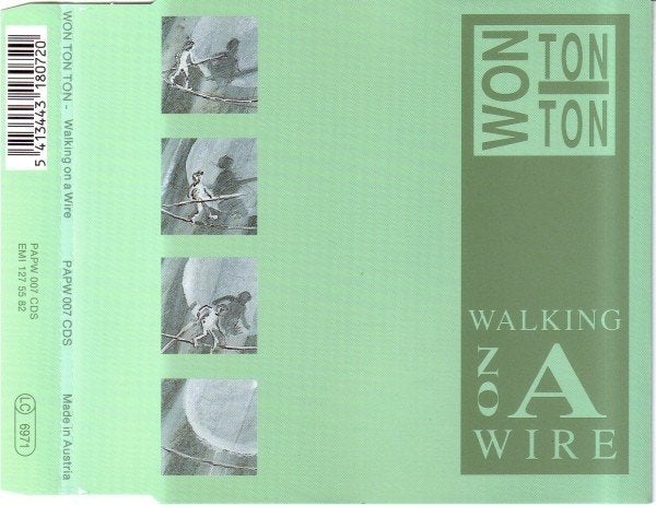WON TON TON CD SINGLE WALKING ON A WIRE, Cd's en Dvd's, Ophalen of Verzenden, Zo goed als nieuw, Pop