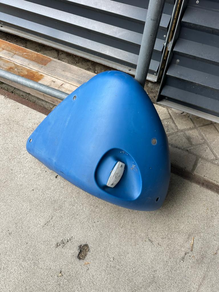 Hoekkap Knaus Blue Line - Blauw, Caravans en Kamperen, Caravan accessoires, Ophalen of Verzenden, Gebruikt