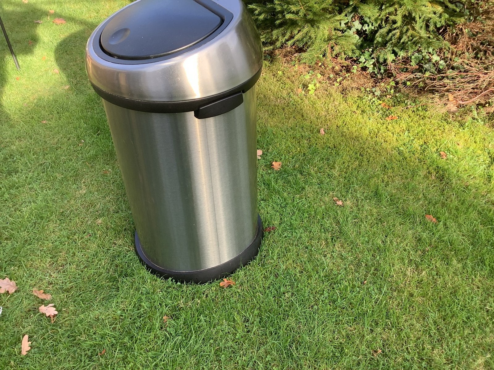 Brabantia Touch Bin RVS Afvalbak prullenbak 40-50L rvs, 40 liter of meer, Ophalen, Gebruikt, Rvs