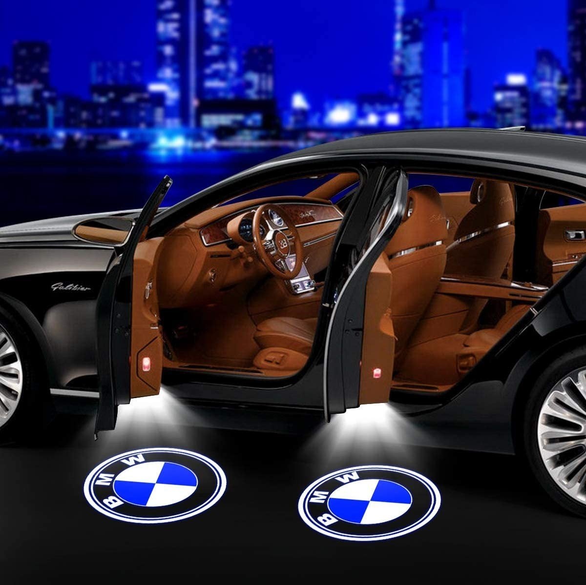 BMW Deur Logo Projector LED Verlichting - Set van 2, Auto diversen, Ophalen of Verzenden, Nieuw