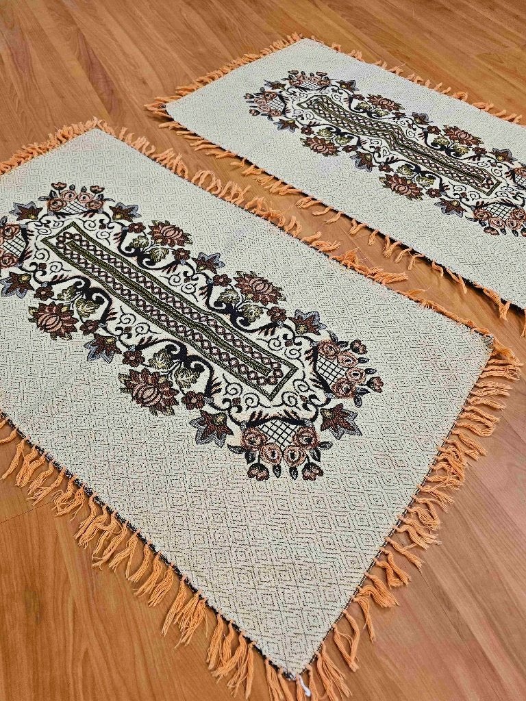 Vintage kussensloop set 75/44, Gebruikt, Etten-Leur, Ophalen of Verzenden, Kussen