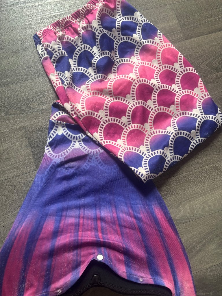Zeemeermin staart met vin 140, Gebruikt, Meisje, One size, Ophalen of Verzenden