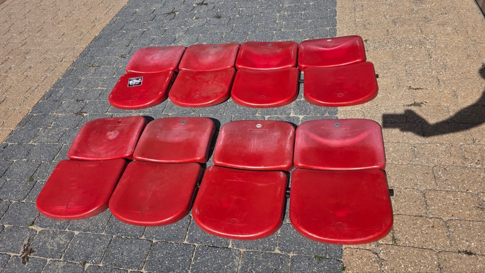 Originele Ajax Arena Stoeltjes - Set van 8, Ophalen, Gebruikt