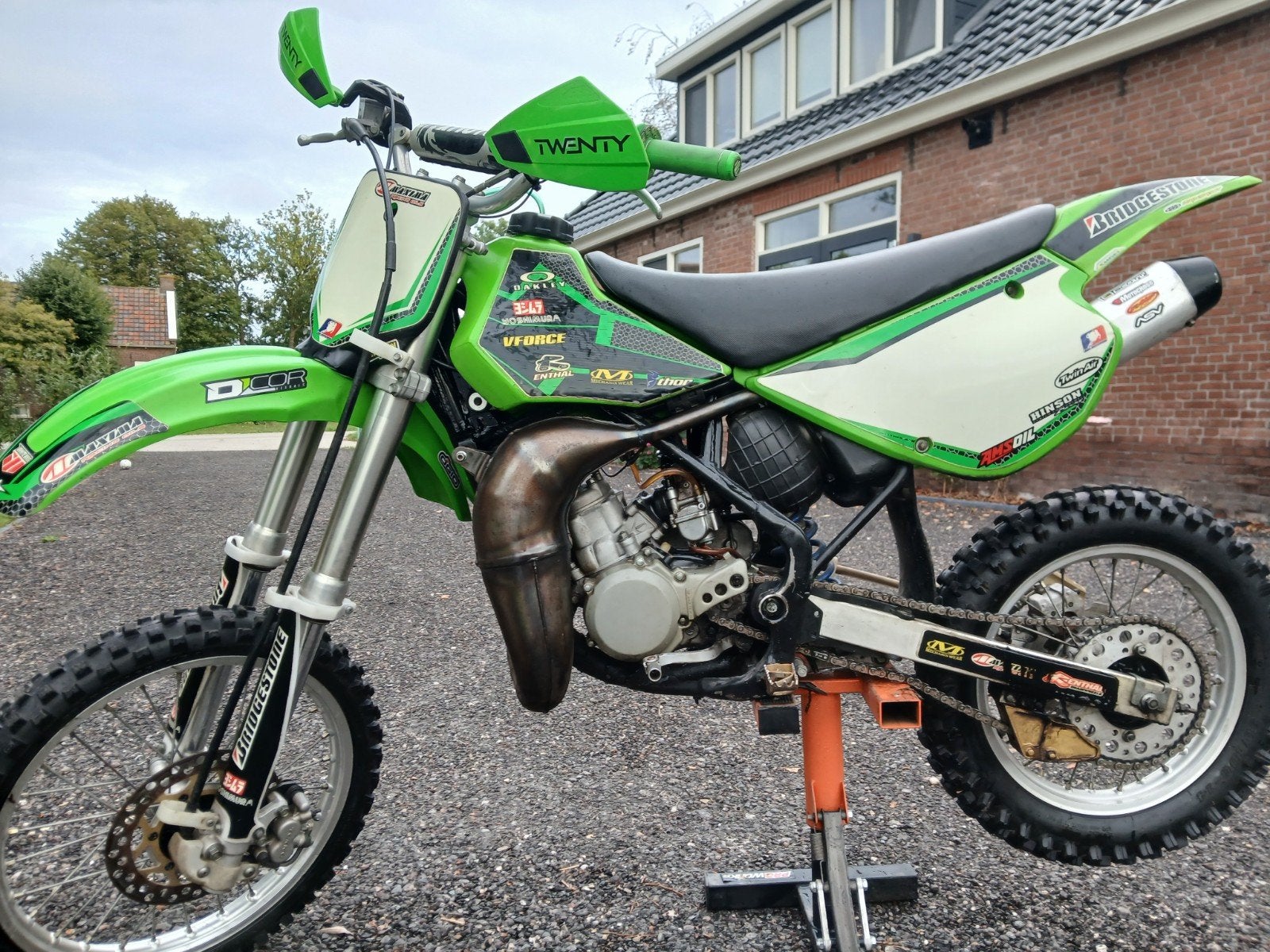 Kawasaki KX80, 6 versnellingen, Gebruikt, 80 cc, Ophalen