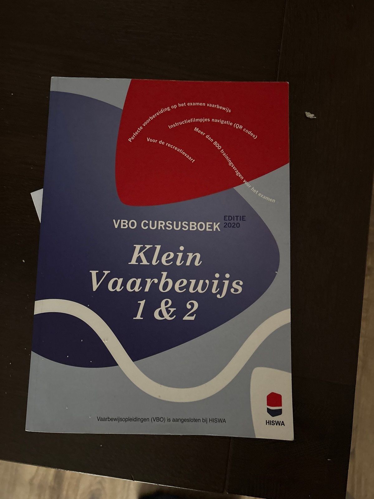 VBO Cursusboek Klein Vaarbewijs 1 & 2 - Editie 2020, Ophalen of Verzenden, Zo goed als nieuw, Overige niveaus