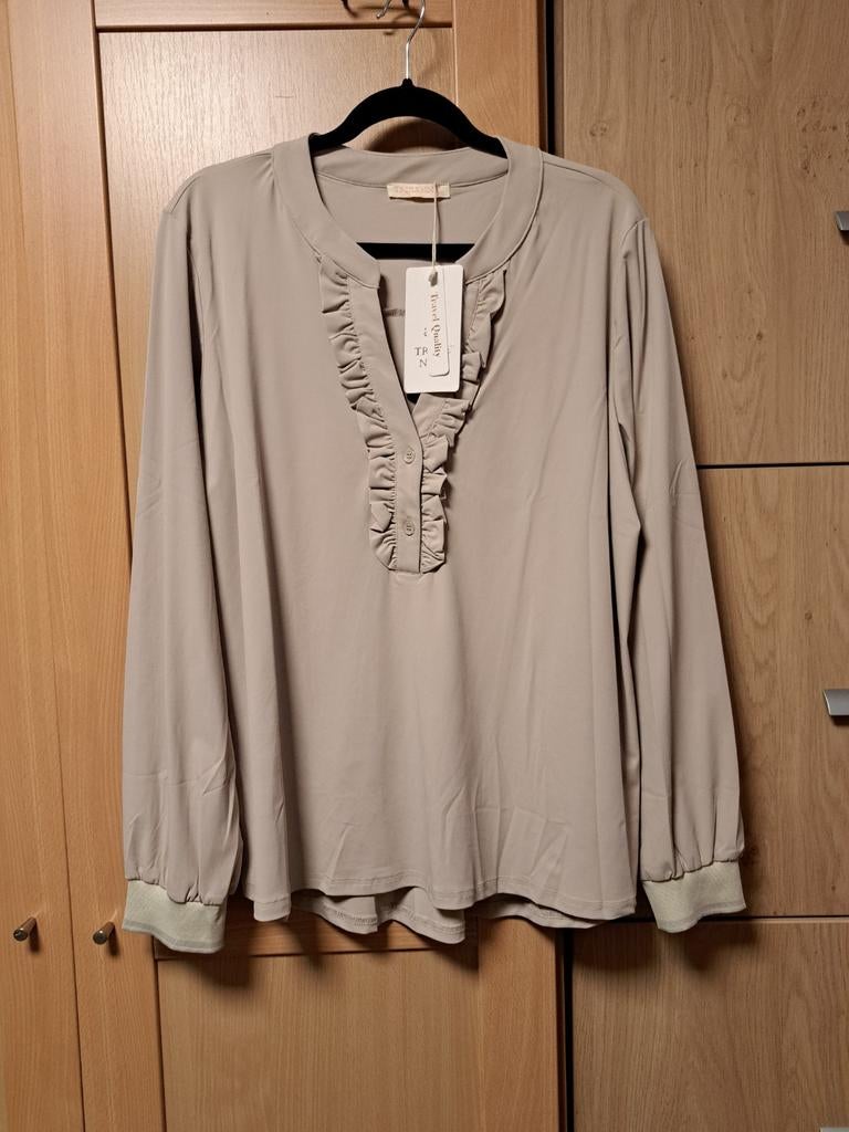 Travel blouse van triple nine, Ophalen of Verzenden, Nieuw, Maat 46/48 (XL) of groter, Beige
