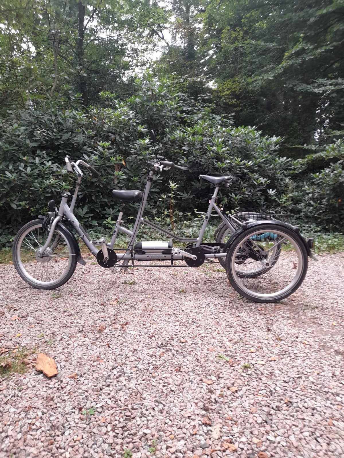 driewiel electrische tandem, Ophalen, Gebruikt