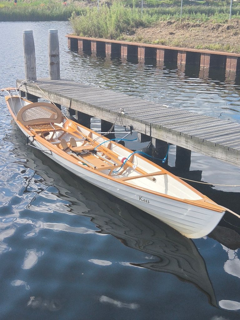 Wherry roeiboot met afdekzeil, Ophalen, Gebruikt