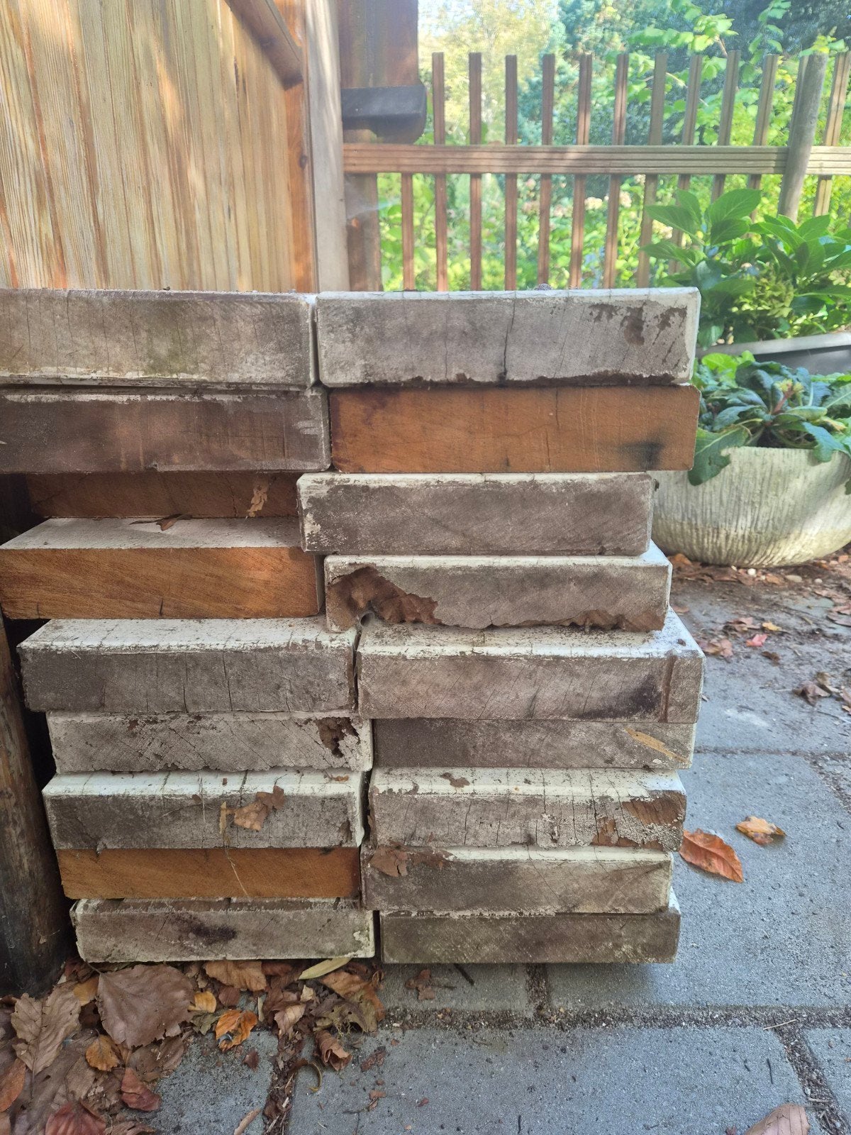 18 dikke bankirai planken 4 cm dik 19 breed 200 lang, Ophalen, Hout
