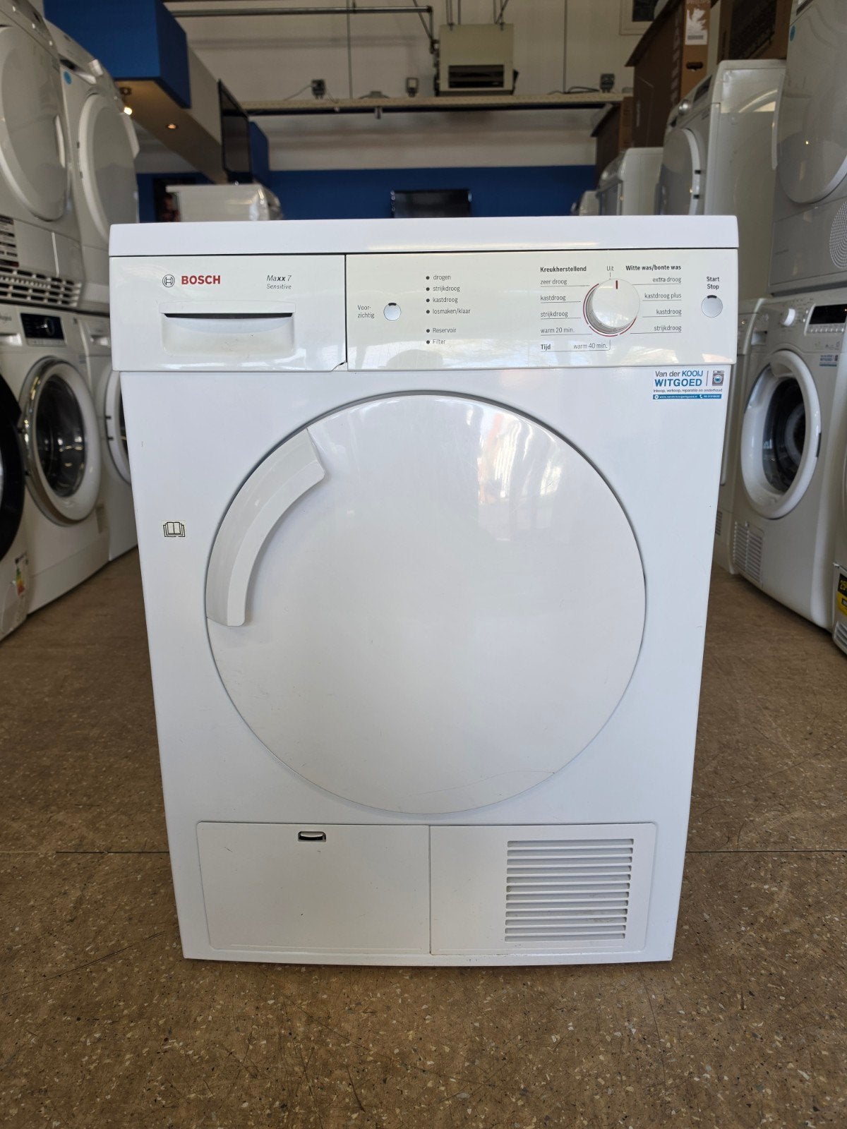 Bosch Maxx Sensitive condensdroger | 7 kilo | Gratis thuis ✅, Witgoed en Apparatuur, Bosch, Jirnsum, 6 tot 8 kg, Gebruikt