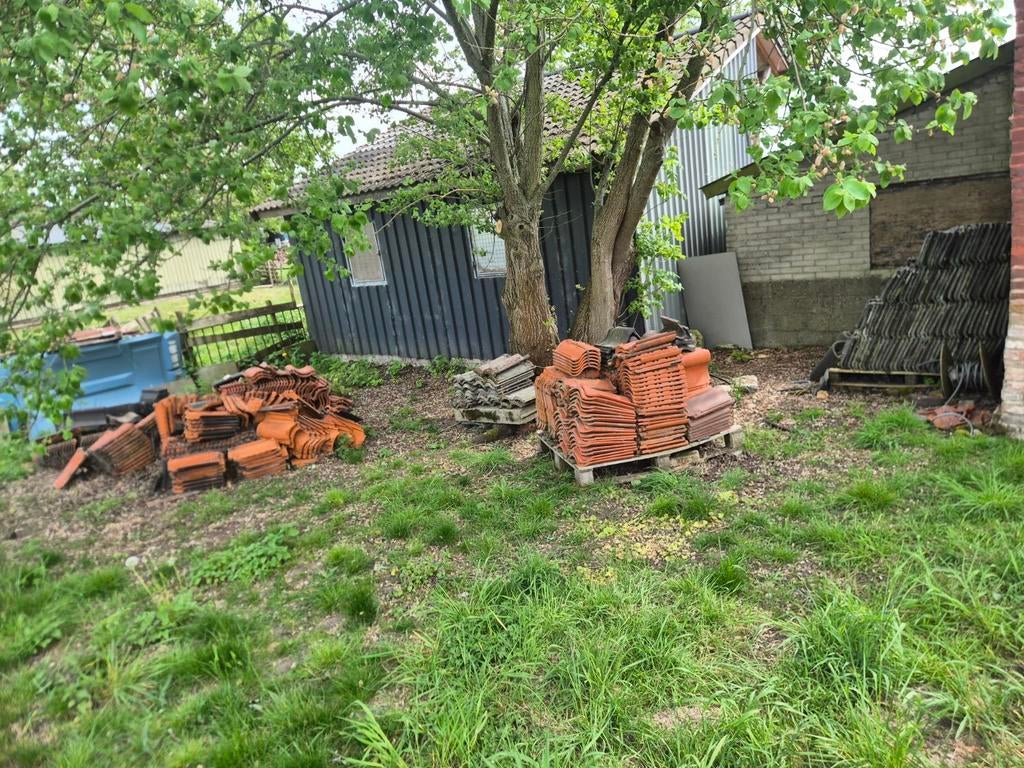 Diverse partij gebruikte dakpannen o.a. JD K5DN Teeuwen, Ophalen, Gebruikt, Steen of Klei, 15 m² of meer