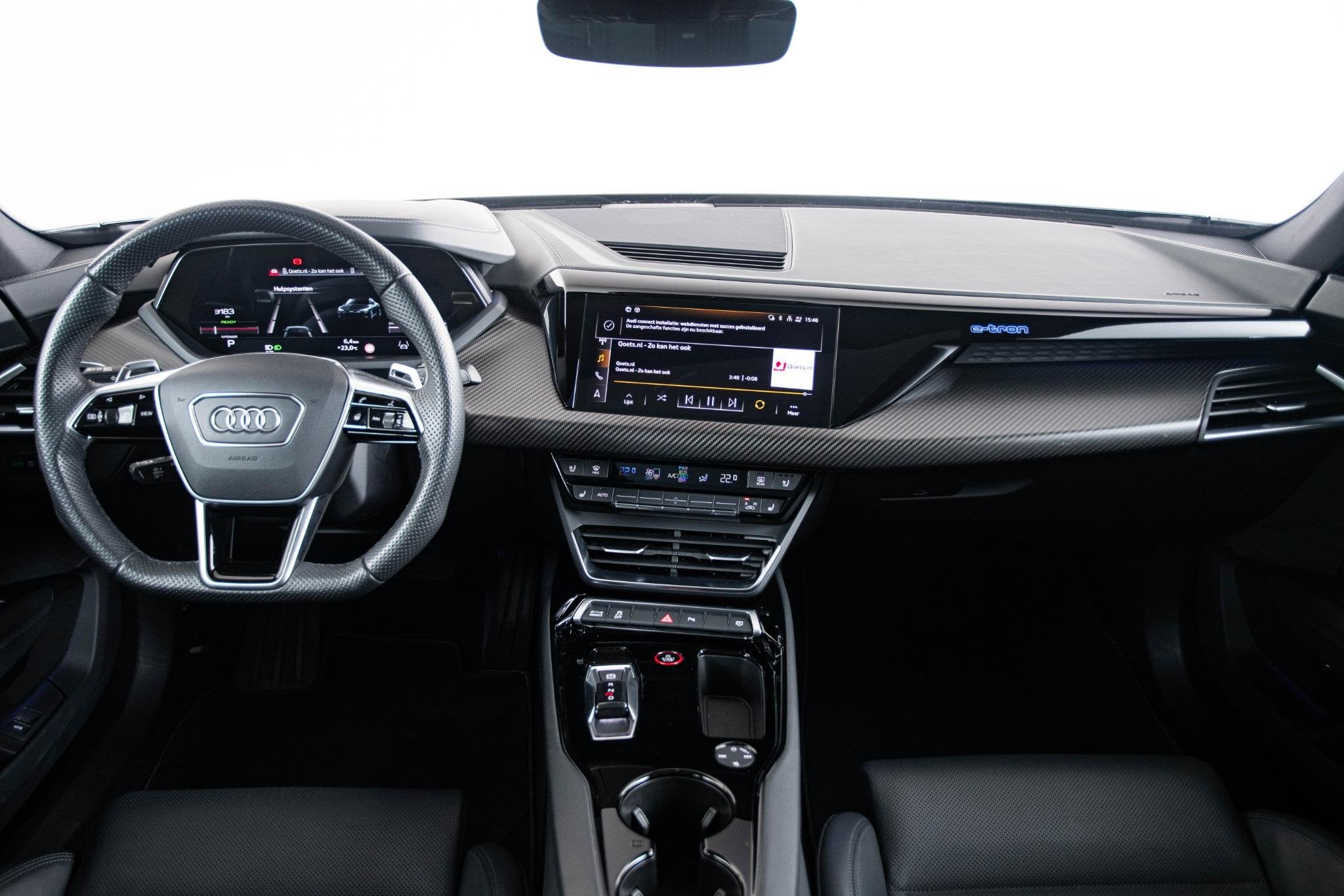 Audi e-tron GT 93 kWh B&O - Head up - Adaptive Cruise Assist, Auto's, Audi, Automaat, Zwart, 93 kWh, E-tron GT