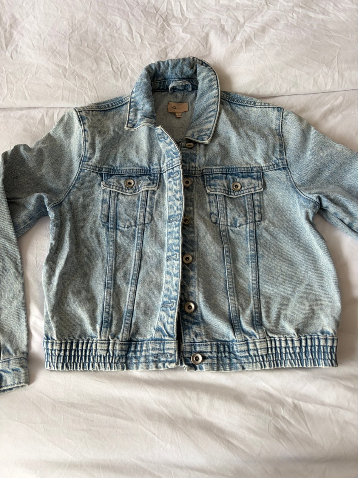 Zeer nette blauwe bomberjack jas maat 164 Kids Only, Ophalen, Zo goed als nieuw, Meisje, Jas