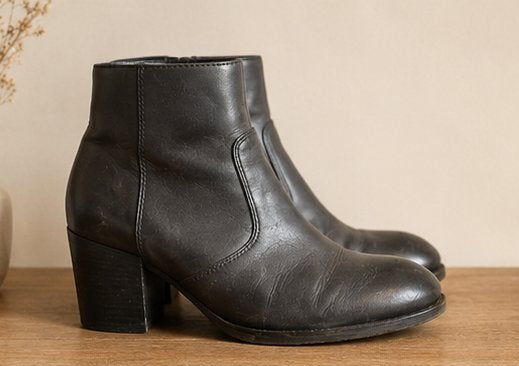 5th Avenue | Leren Enkellaarsjes | Zwart | Maat 38, Schoenen met lage hakken, Zwart, Ophalen of Verzenden, 5th Avenue