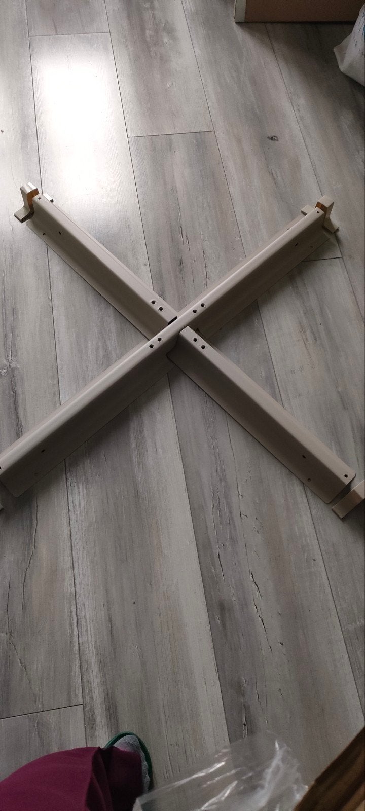 Parasol voet beige nieuw! 1meter, Ophalen, Minder dan 1 meter, Parasolvoet