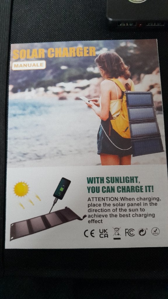 Portable Zonnepaneel + 2x USB, Ophalen of Verzenden, Nieuw