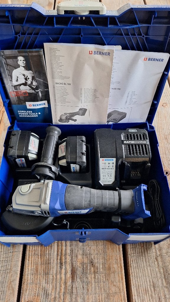 Berner BACAG BL 18v Accu Slijptol haakse slijper MILWAUKEE, ,, Nieuw, Ophalen of Verzenden, ,
