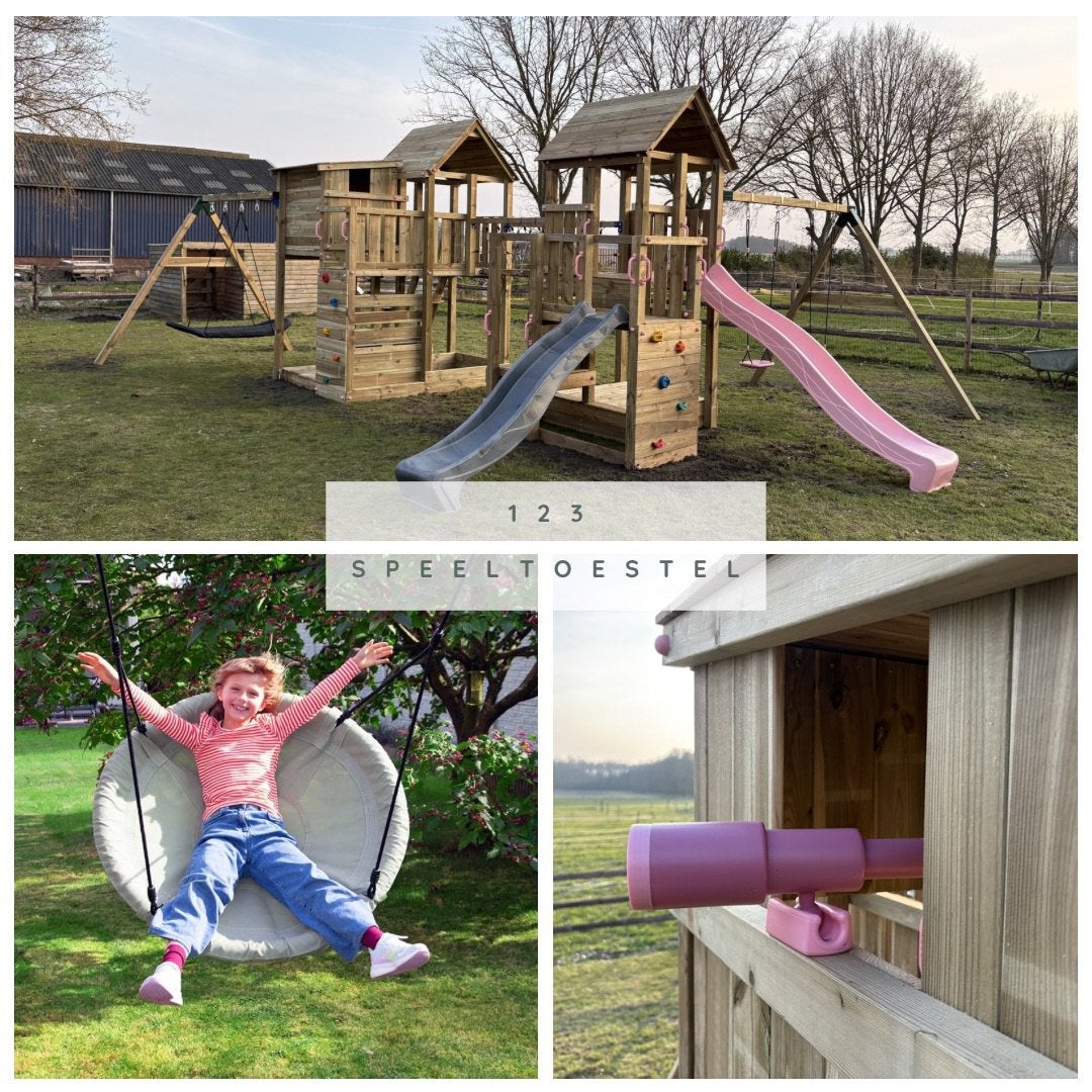 Houten Speeltoestel? Acta Speelgoed, Showroom in Veendam!, Kinderen en Baby's, Speelgoed | Buiten | Speeltoestellen, Ophalen of Verzenden