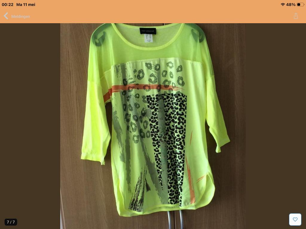 Top// Shirt.      mt. 38.      Amy. Vermont,, Maat 38/40 (M), Nieuw, Ophalen of Verzenden, Lange mouw