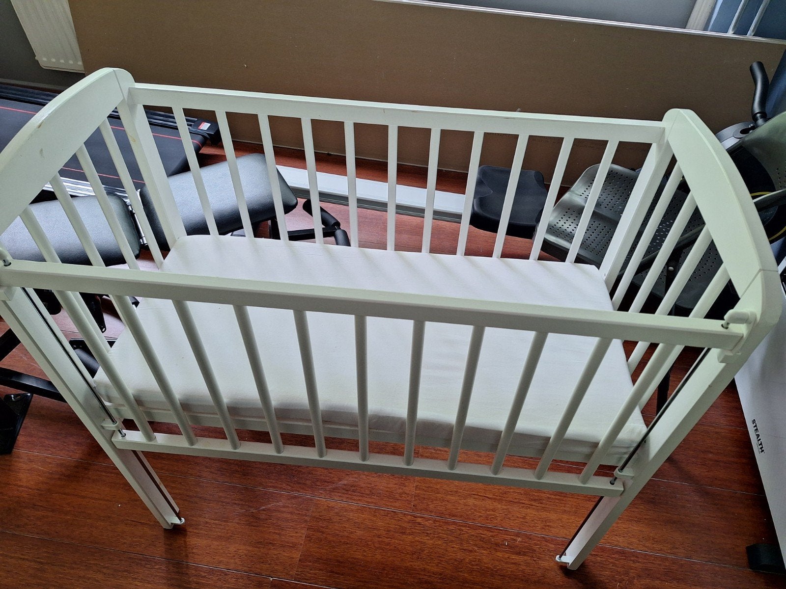 witte co-sleeper, Kinderen en Baby's, Ophalen, Gebruikt, Wieg