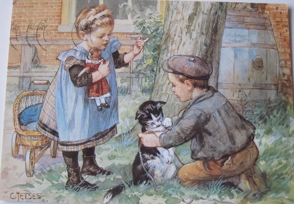 Ot en Sien met poes - 1990 - nieuw, uitgeverij de Stulp, Verzenden, 1980 tot heden, Ongelopen, Kinderen