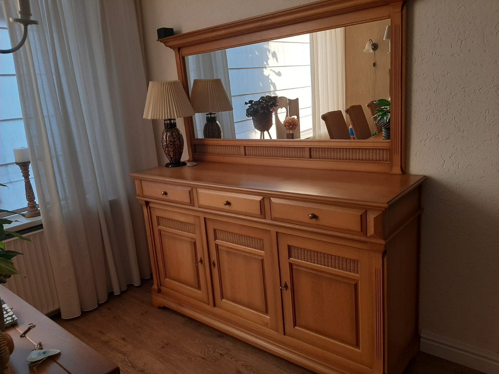 B150lank eiken patine dressoir, Ophalen, 50 tot 75 cm, 50 tot 100 cm, Minder dan 100 cm