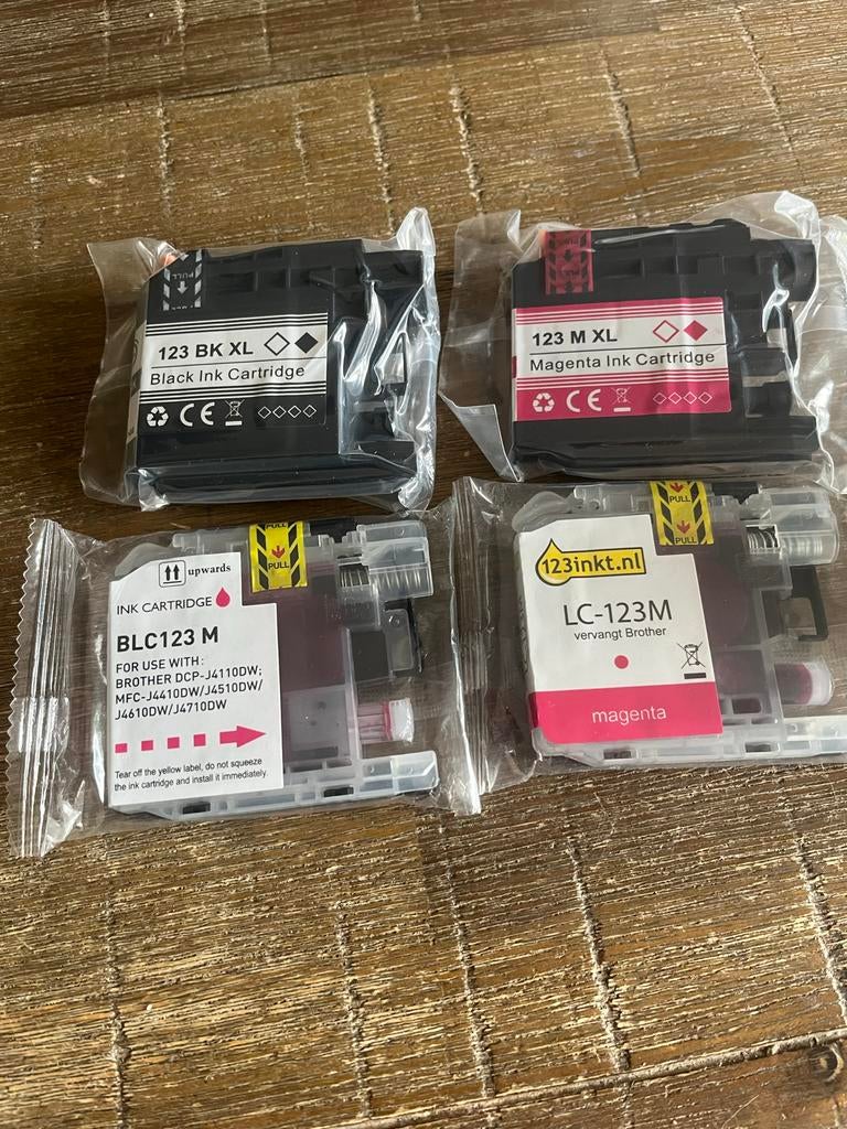 Inktcartridges Brother LC-123M en 123 BK XL (nieuw), Ophalen, Nieuw, Cartridge